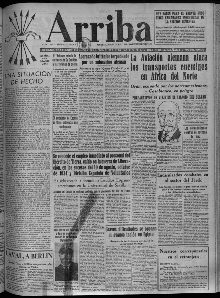 Miniatura de Arriba del 11 de noviembre de 1942