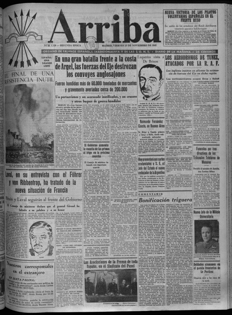 Miniatura de Arriba del 13 de noviembre de 1942