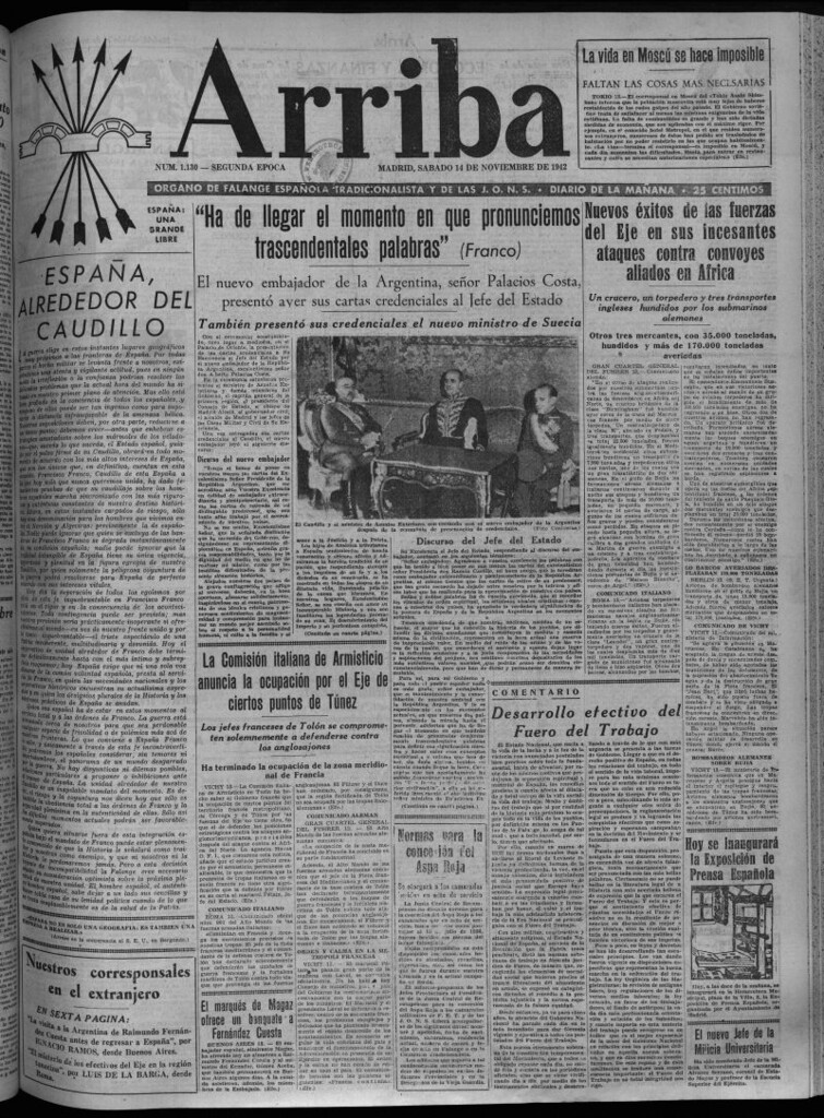 Miniatura de Arriba del 14 de noviembre de 1942