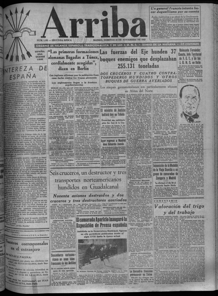Miniatura de Arriba del 15 de noviembre de 1942