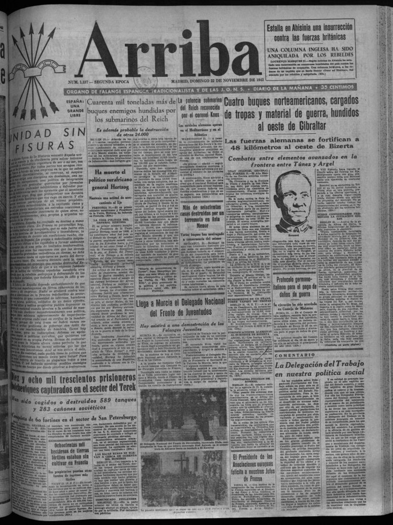 Miniatura de Arriba del 22 de noviembre de 1942