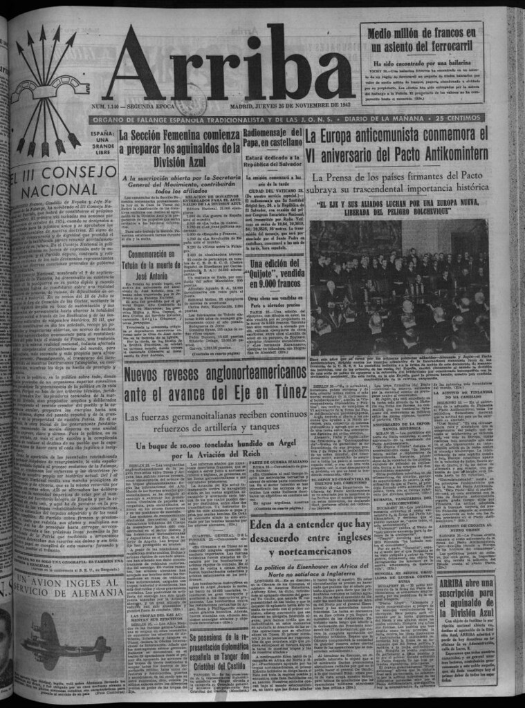 Miniatura de Arriba del 26 de noviembre de 1942