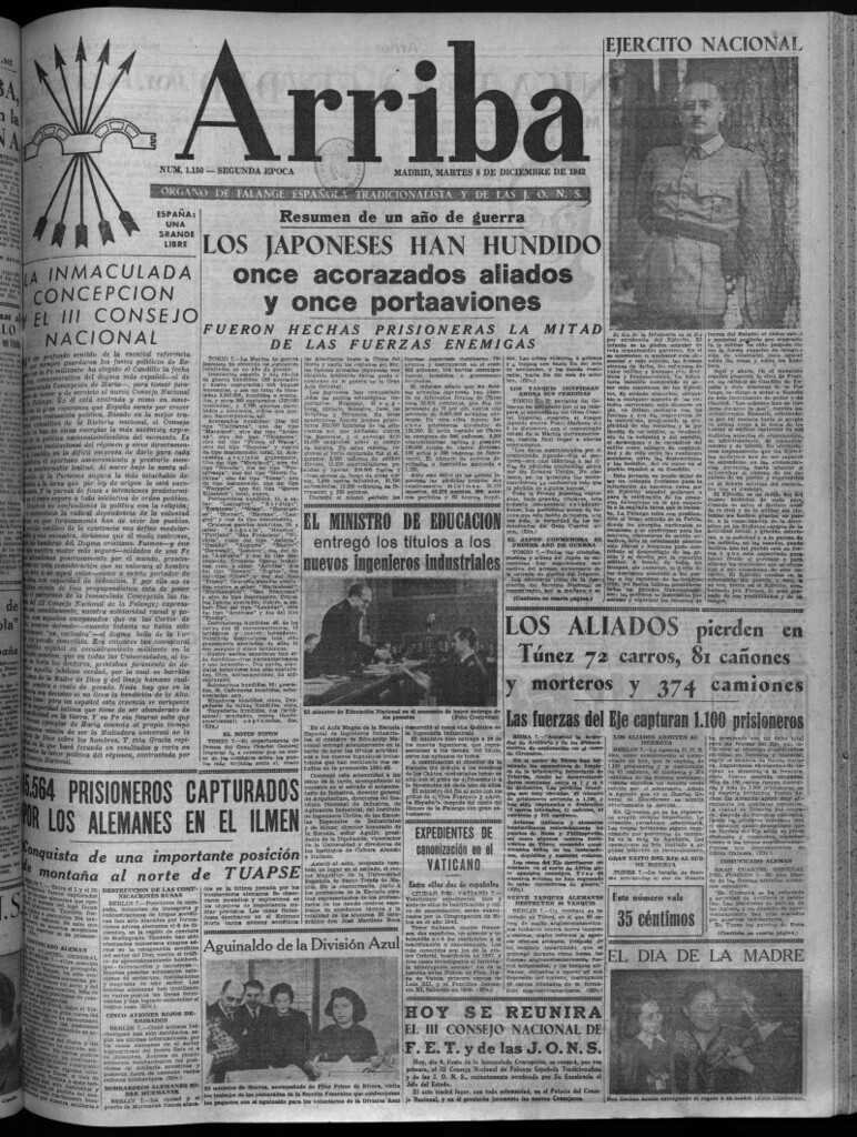 Miniatura de Arriba del 8 de diciembre de 1942