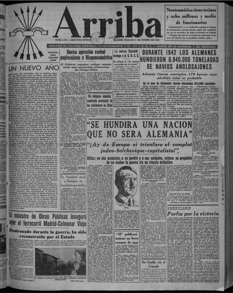 Miniatura de Arriba del 2 de enero de 1943