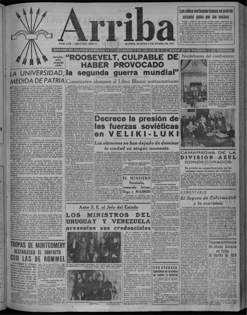 Miniatura de Arriba del 5 de enero de 1943