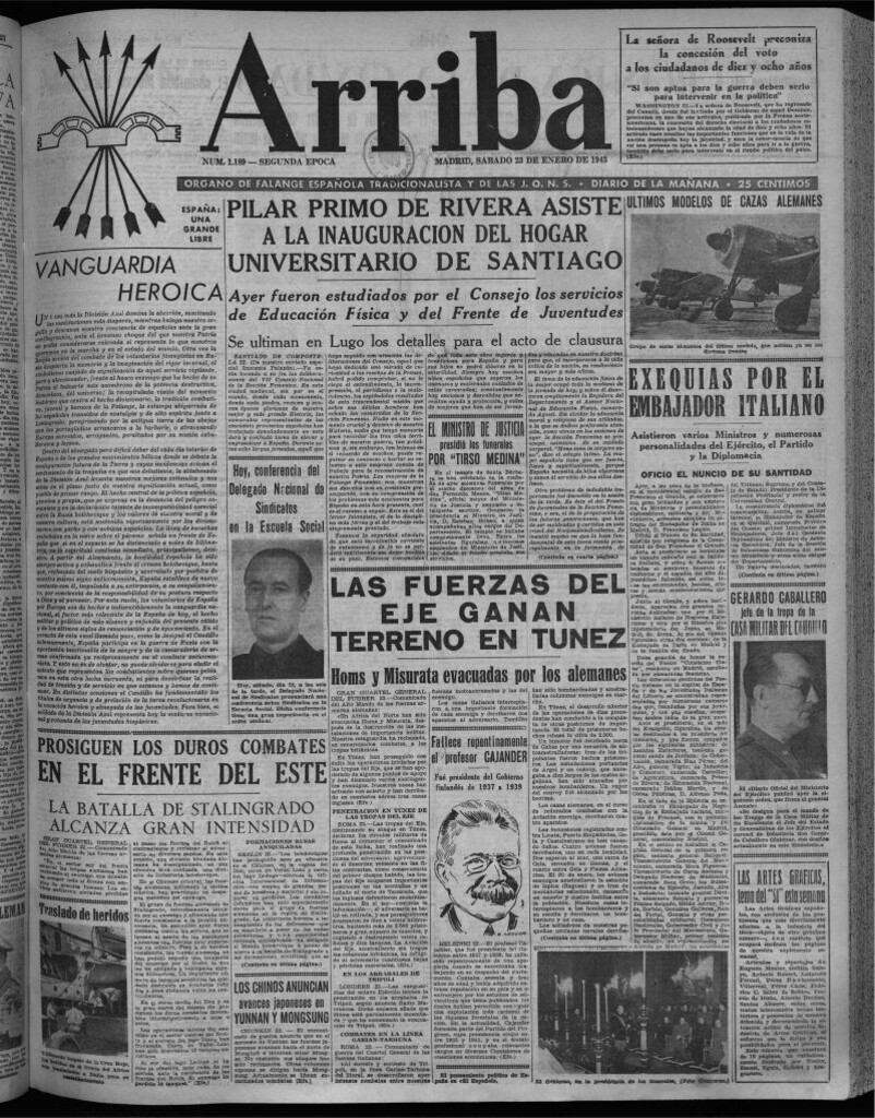 Miniatura de Arriba del 23 de enero de 1943