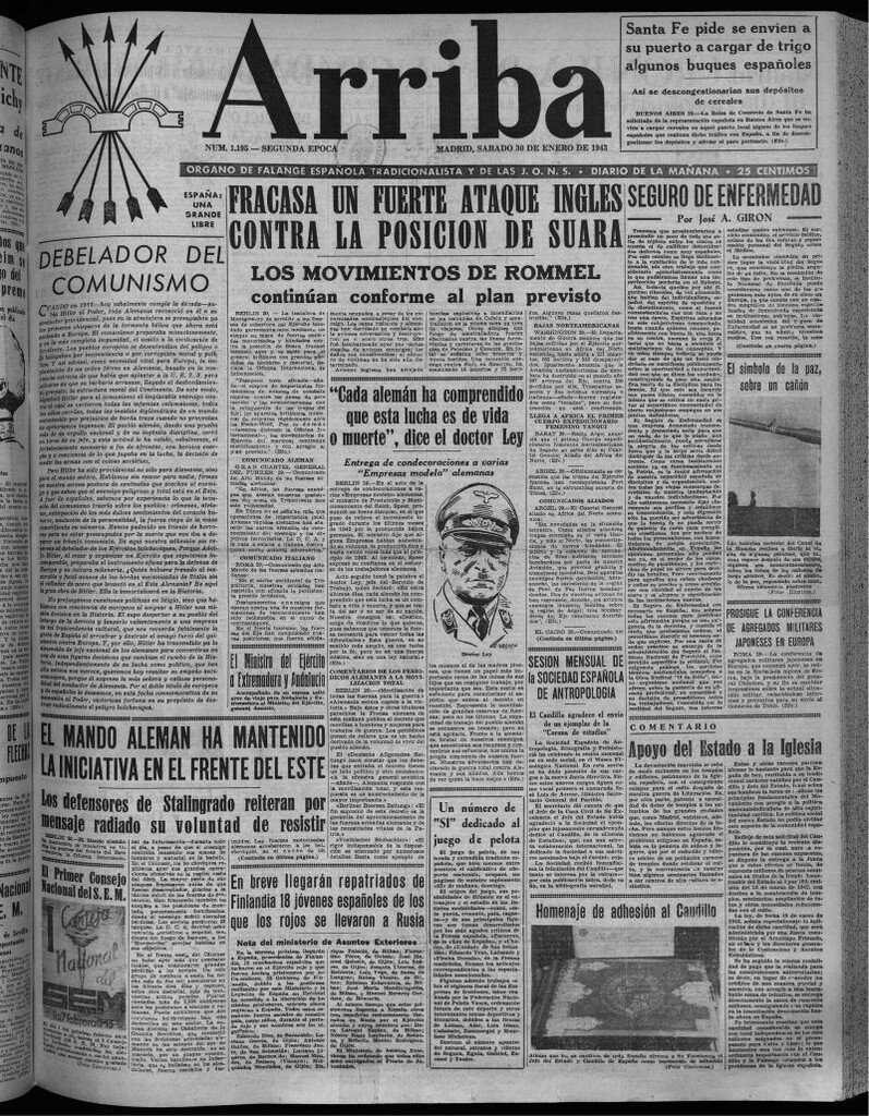 Miniatura de Arriba del 30 de enero de 1943