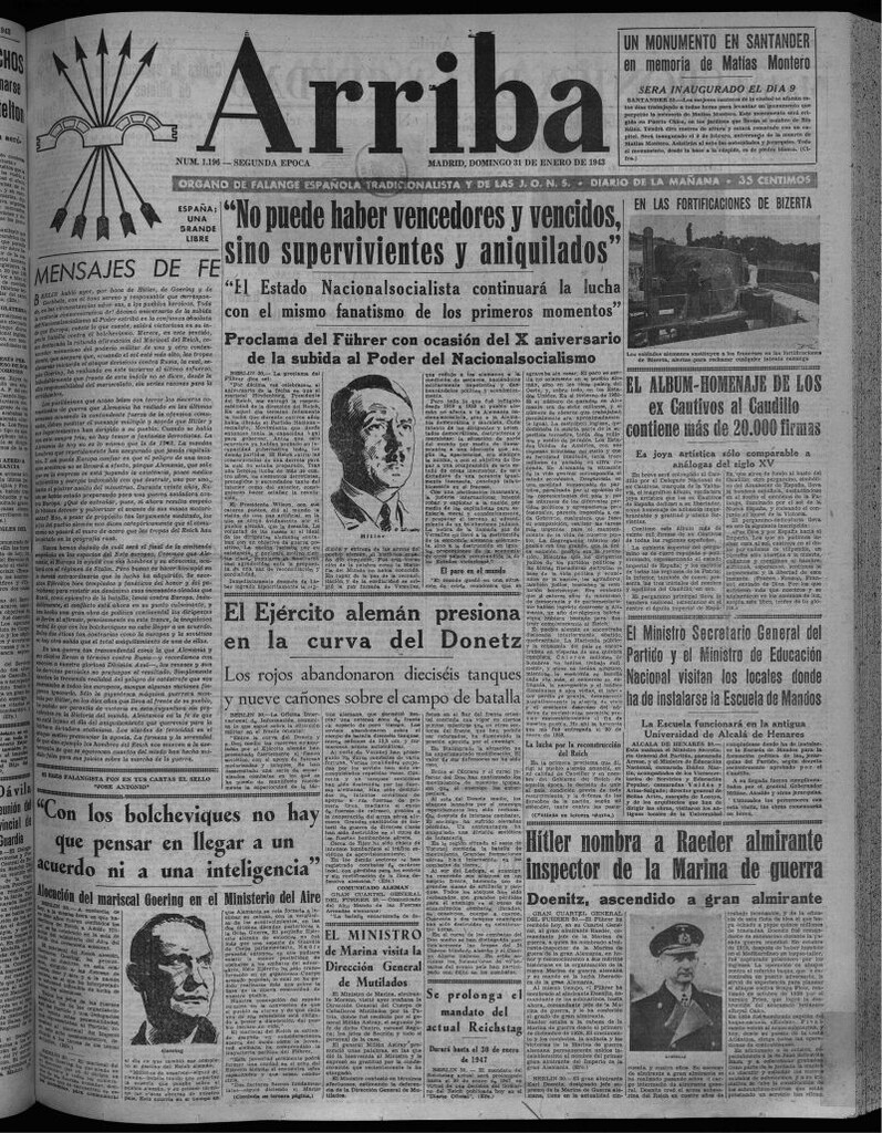 Miniatura de Arriba del 31 de enero de 1943