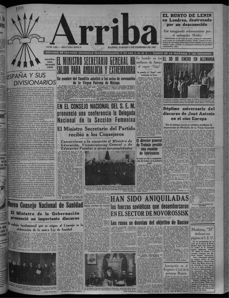 Miniatura de Arriba del 6 de febrero de 1943