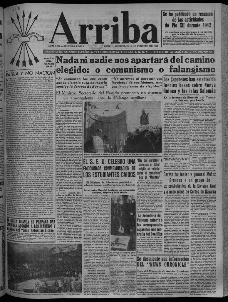 Miniatura de Arriba del 10 de febrero de 1943