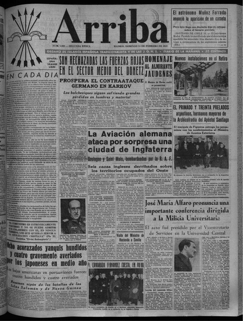 Miniatura de Arriba del 14 de febrero de 1943