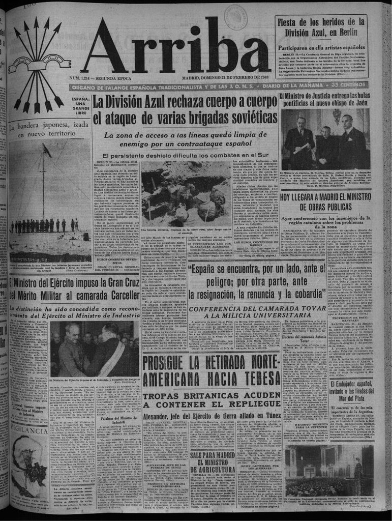 Miniatura de Arriba del 21 de febrero de 1943