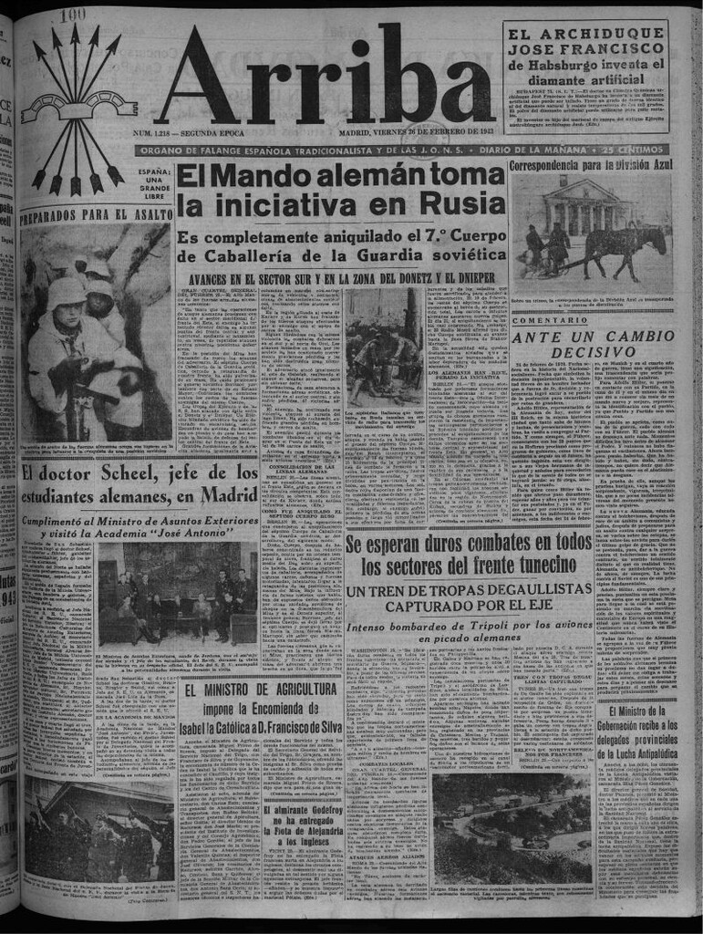 Miniatura de Arriba del 26 de febrero de 1943