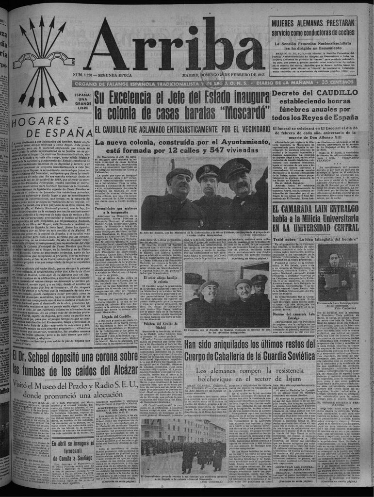 Miniatura de Arriba del 28 de febrero de 1943