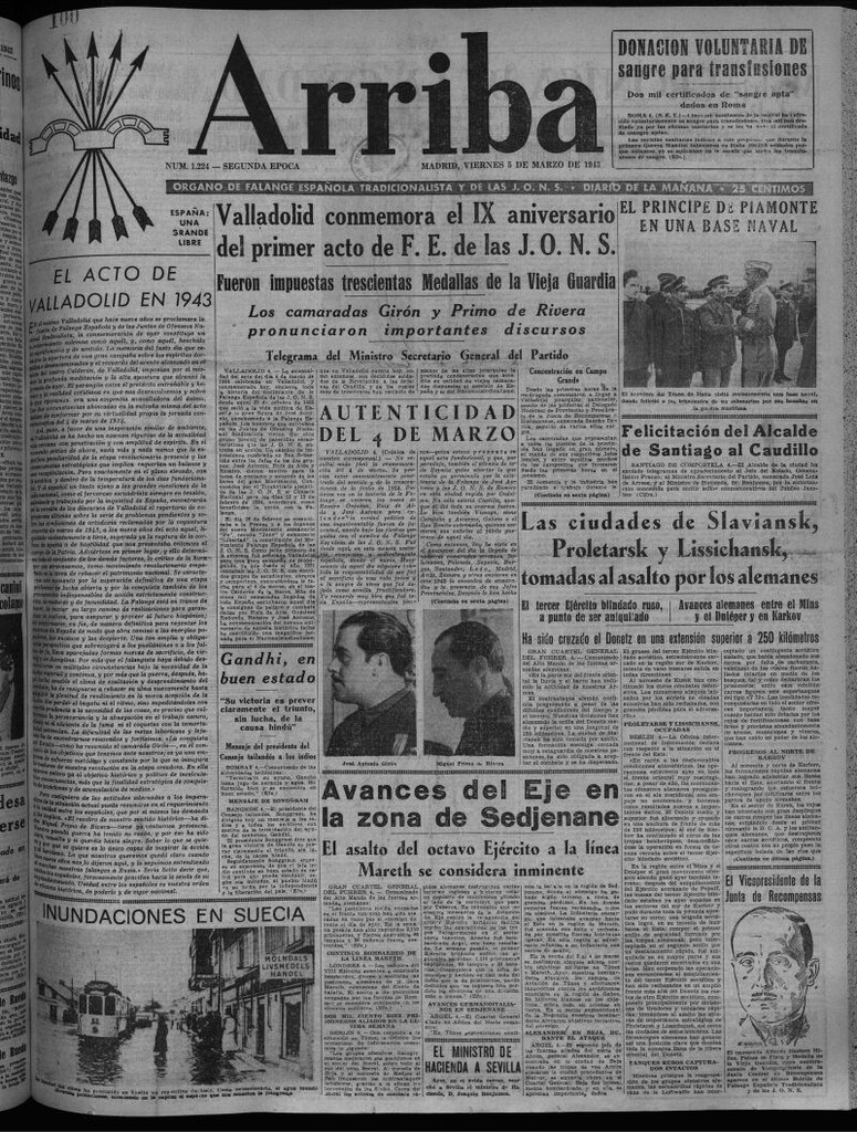 Miniatura de Arriba del 5 de marzo de 1943
