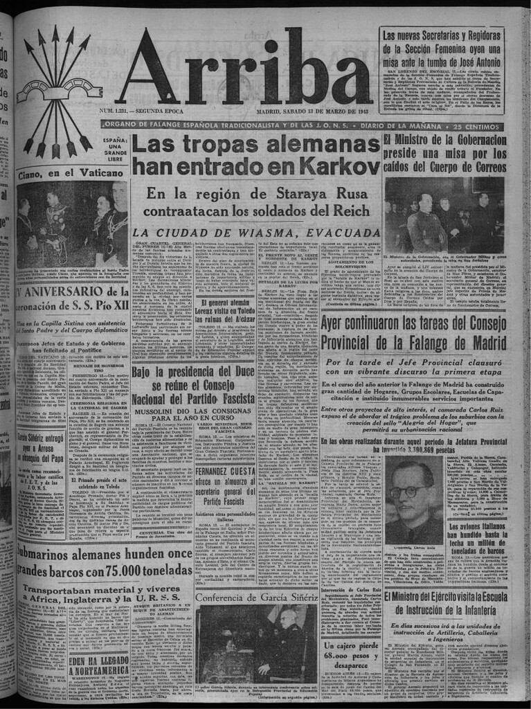 Miniatura de Arriba del 13 de marzo de 1943