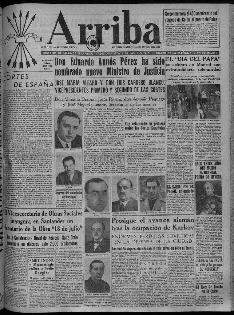 Miniatura de Arriba del 16 de marzo de 1943