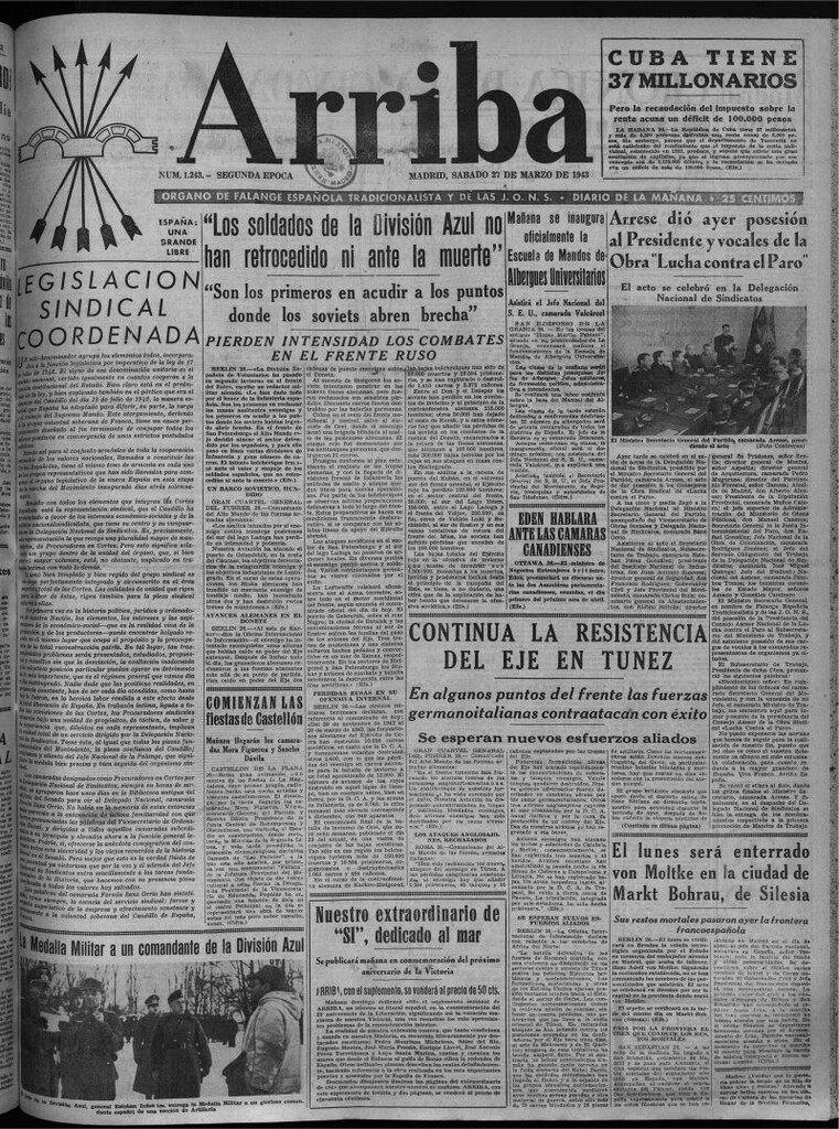 Miniatura de Arriba del 27 de marzo de 1943