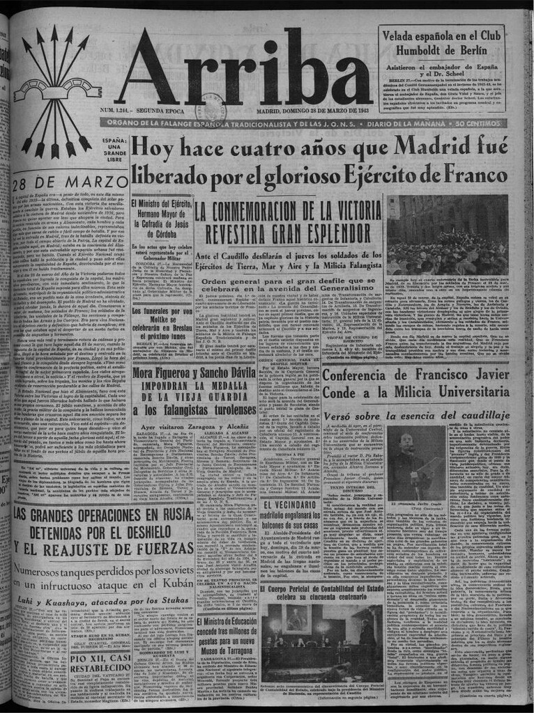 Miniatura de Arriba del 28 de marzo de 1943