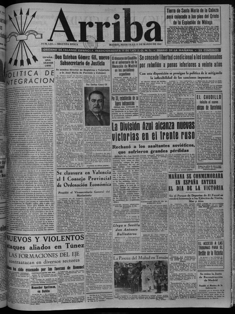 Miniatura de Arriba del 31 de marzo de 1943