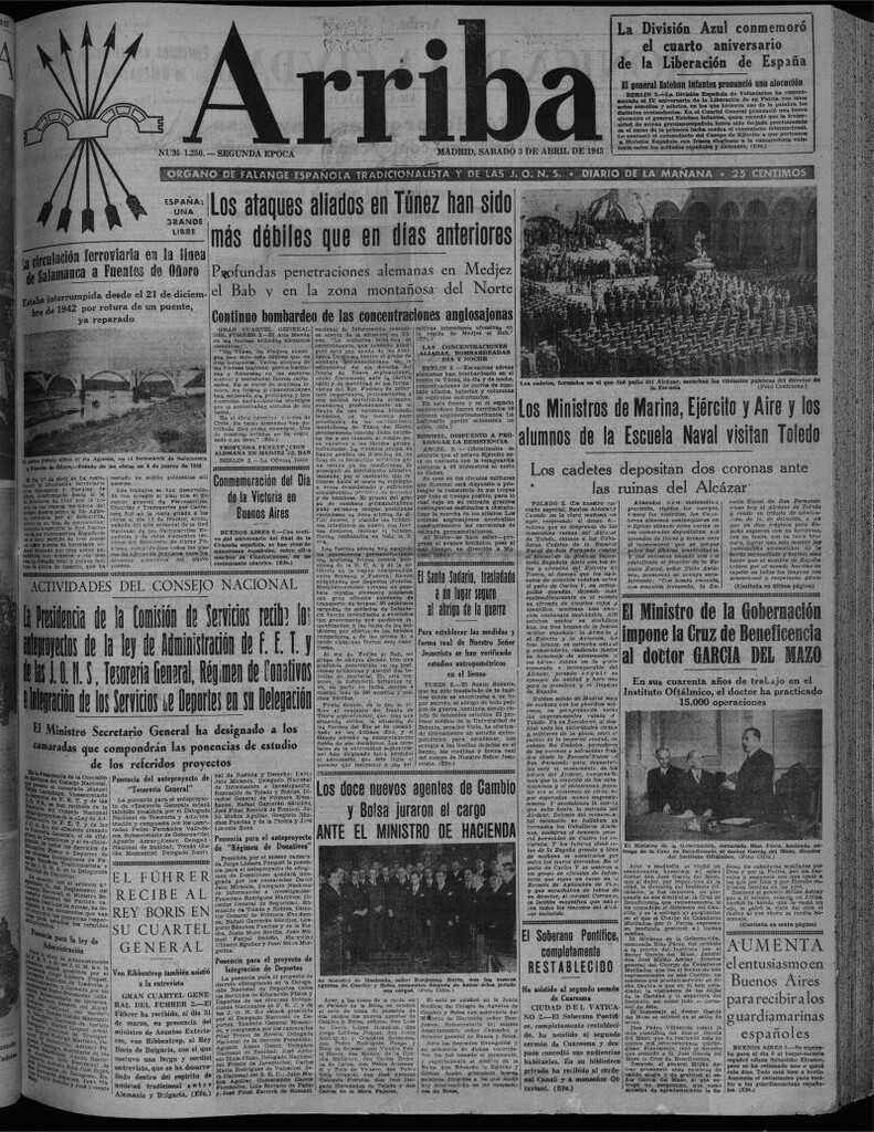Miniatura de Arriba del 3 de abril de 1943