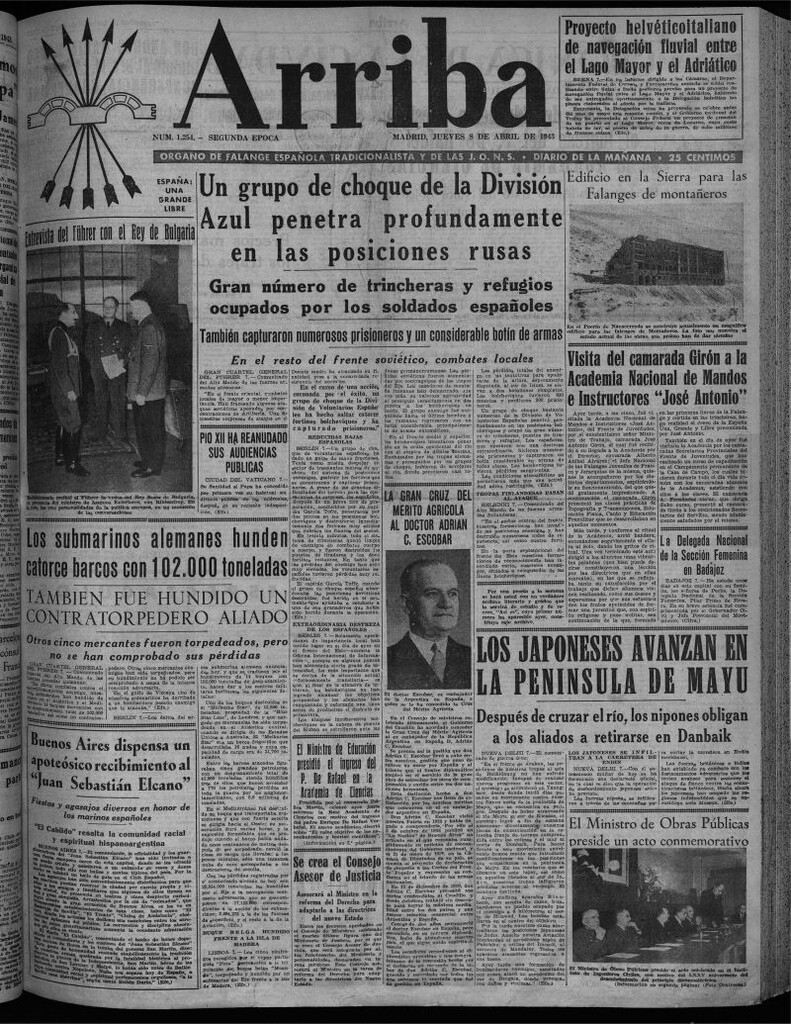 Miniatura de Arriba del 8 de abril de 1943