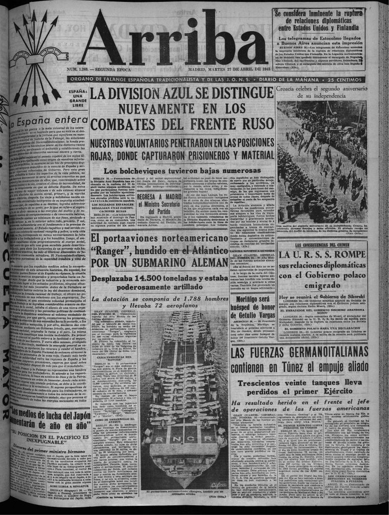 Miniatura de Arriba del 27 de abril de 1943