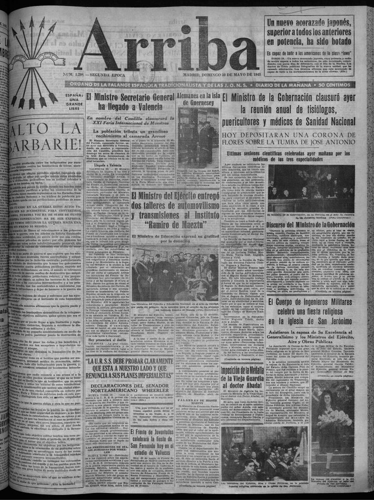 Miniatura de Arriba del 30 de mayo de 1943