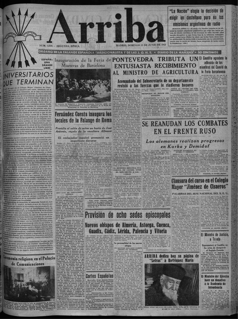 Miniatura de Arriba del 13 de junio de 1943