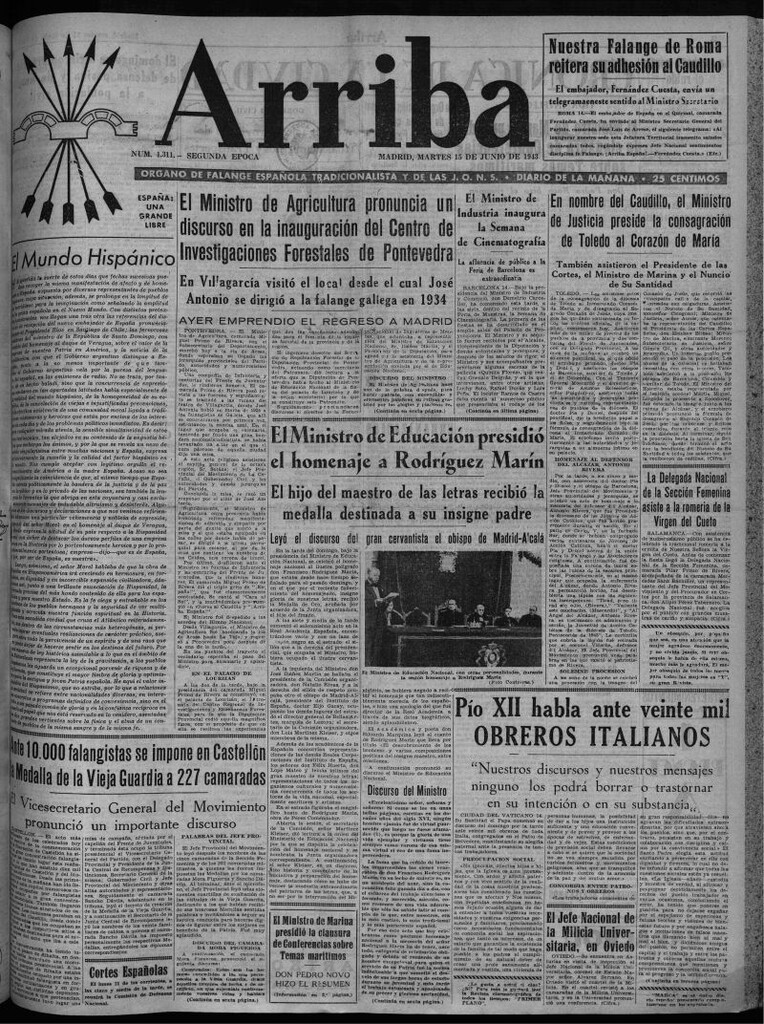 Miniatura de Arriba del 15 de junio de 1943