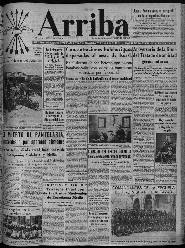 Miniatura de Arriba del 18 de junio de 1943