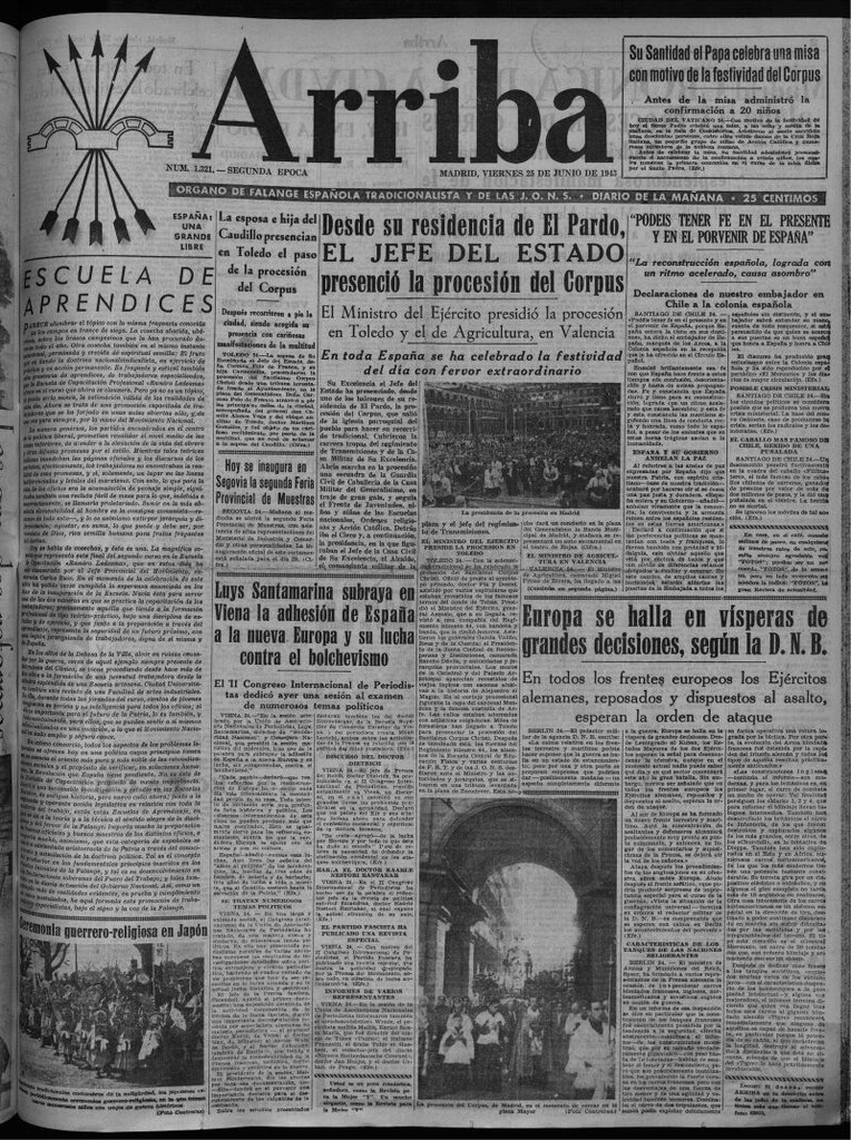 Miniatura de Arriba del 25 de junio de 1943