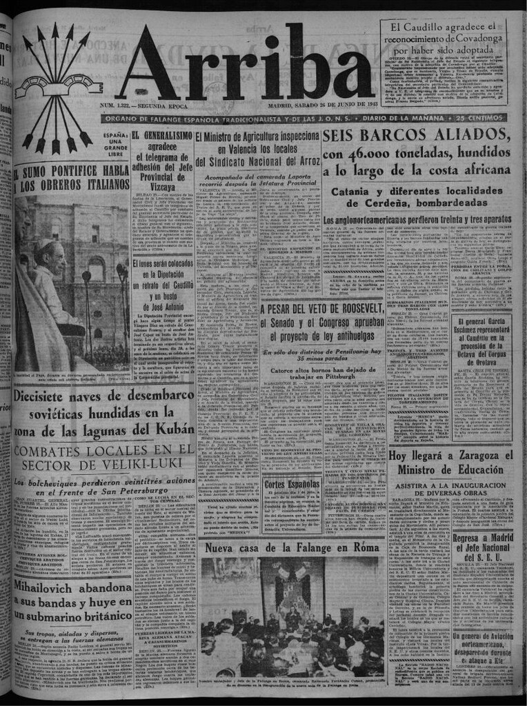 Miniatura de Arriba del 26 de junio de 1943