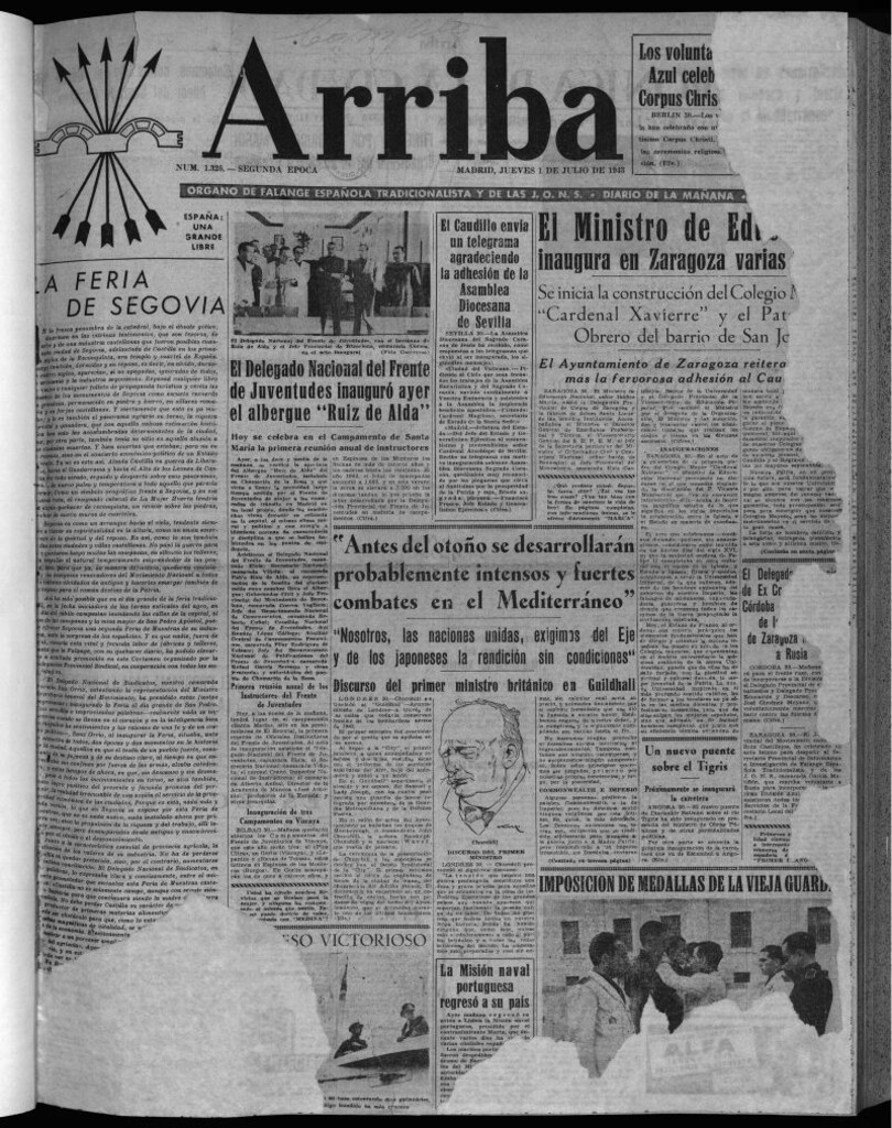 Miniatura de Arriba del 1 de julio de 1943