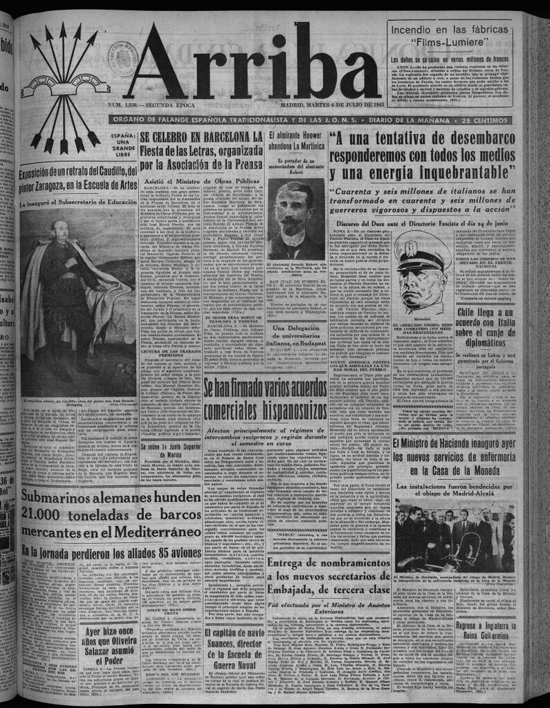 Miniatura de Arriba del 6 de julio de 1943