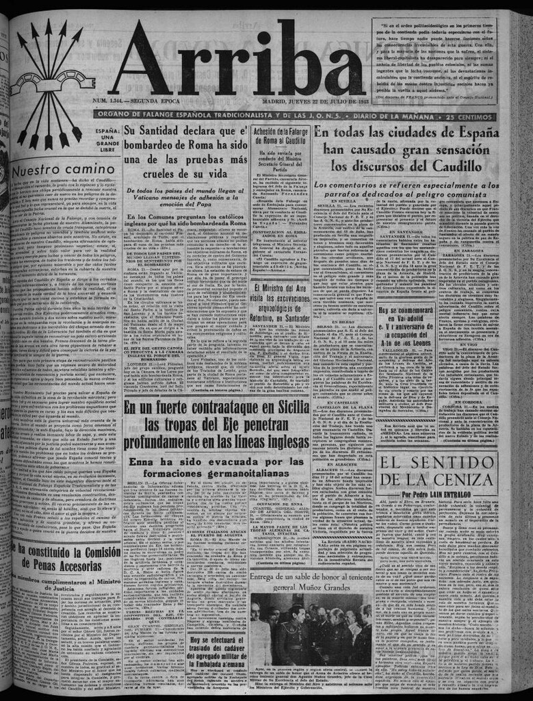 Miniatura de Arriba del 22 de julio de 1943
