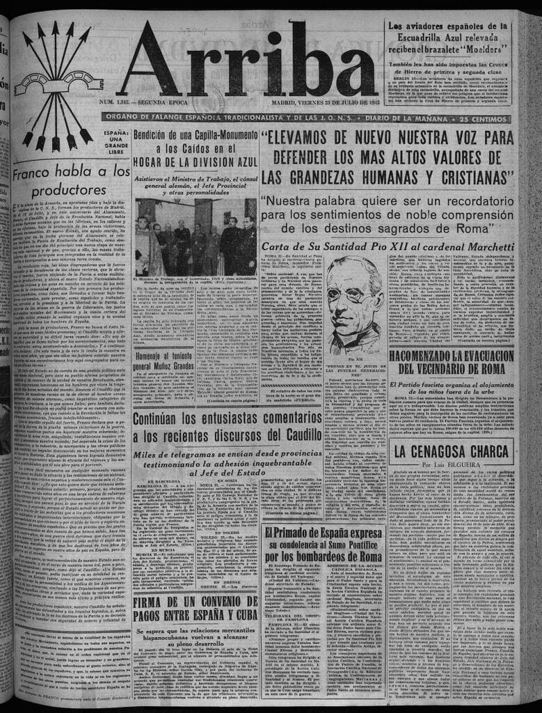 Miniatura de Arriba del 23 de julio de 1943