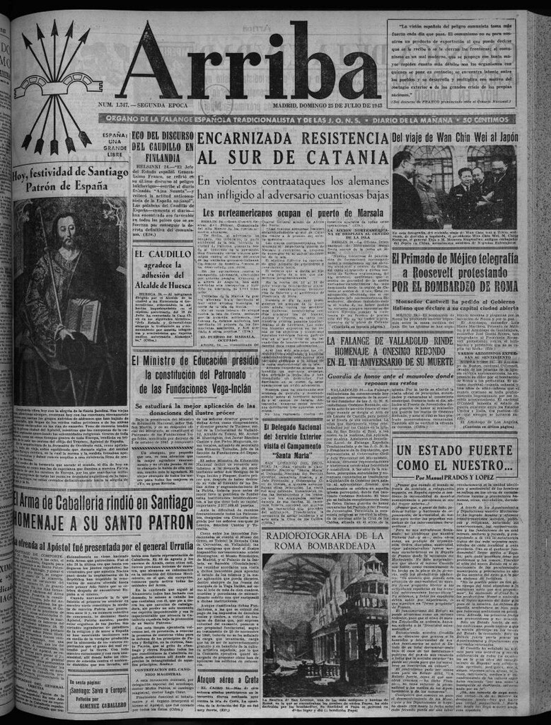 Miniatura de Arriba del 25 de julio de 1943