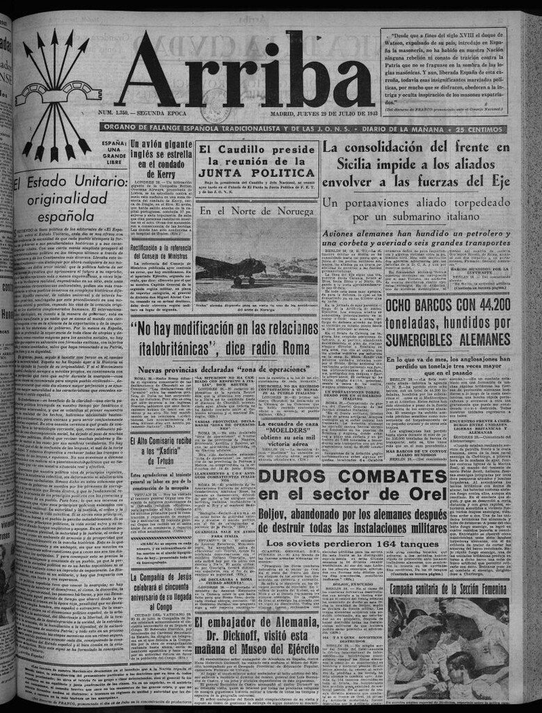 Miniatura de Arriba del 29 de julio de 1943