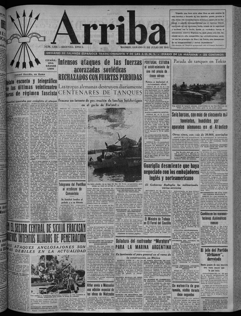 Miniatura de Arriba del 31 de julio de 1943