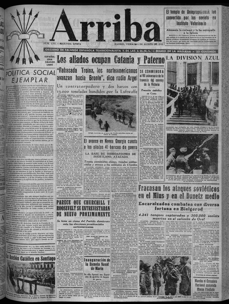 Miniatura de Arriba del 6 de agosto de 1943