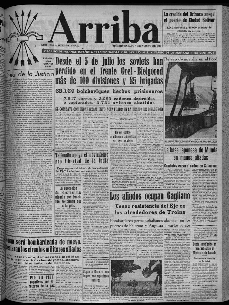 Miniatura de Arriba del 7 de agosto de 1943