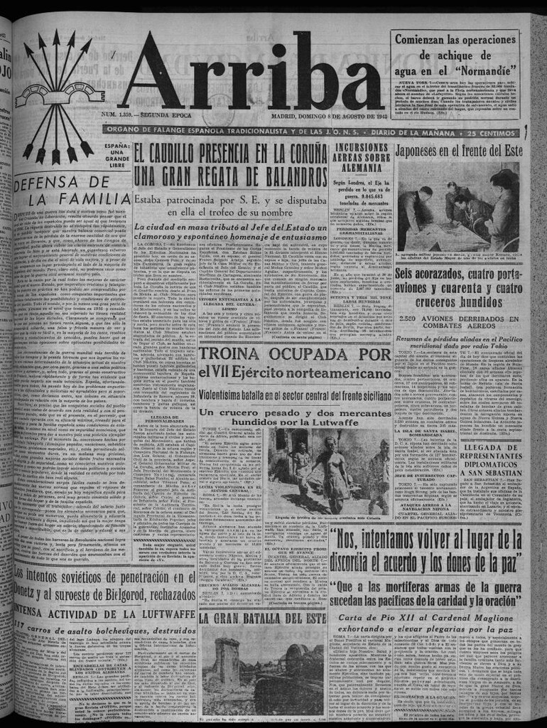 Miniatura de Arriba del 8 de agosto de 1943
