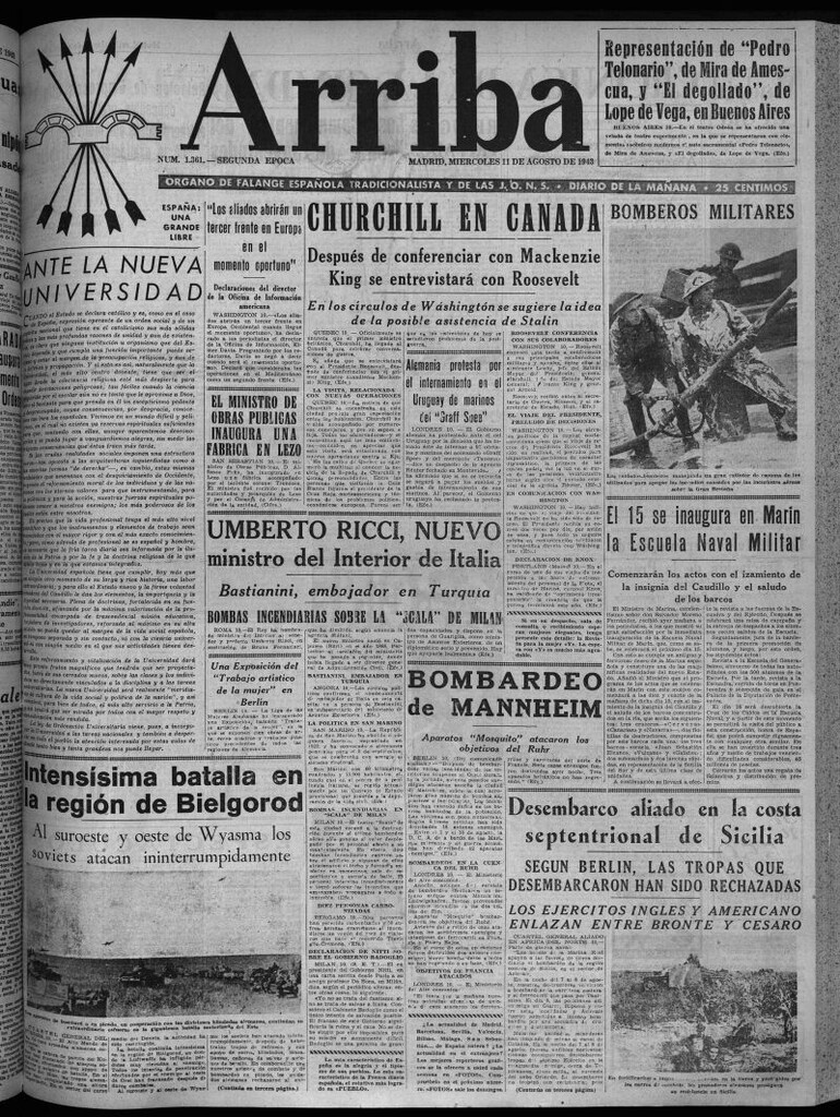 Miniatura de Arriba del 11 de agosto de 1943