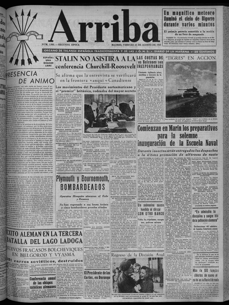 Miniatura de Arriba del 13 de agosto de 1943