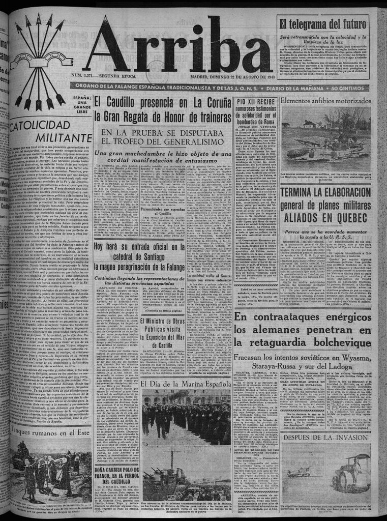 Miniatura de Arriba del 22 de agosto de 1943