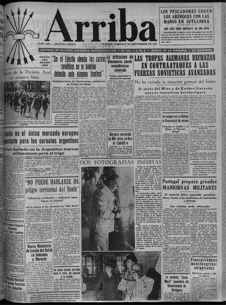 Miniatura de Arriba del 3 de septiembre de 1943