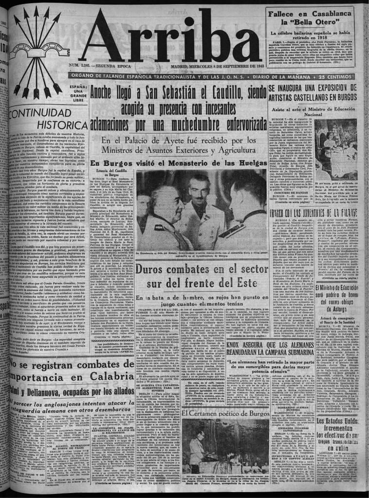 Miniatura de Arriba del 8 de septiembre de 1943