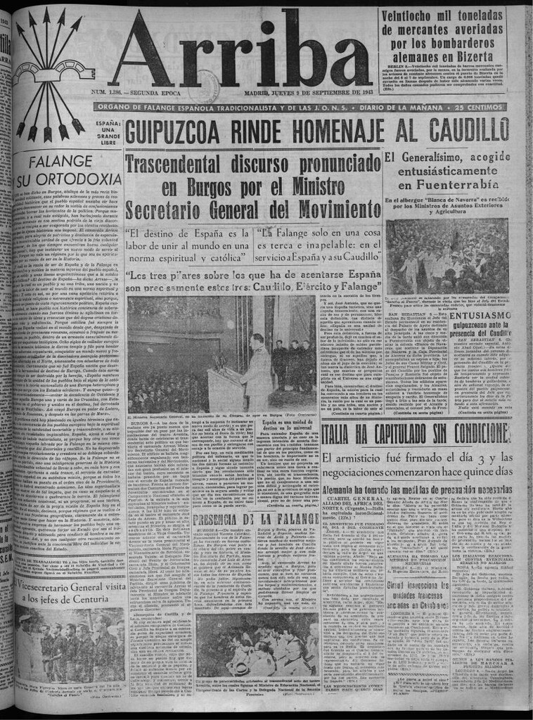 Miniatura de Arriba del 9 de septiembre de 1943