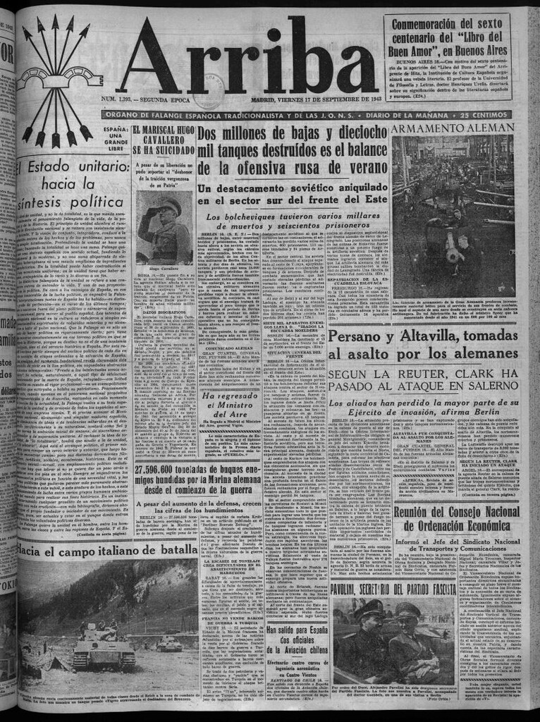 Miniatura de Arriba del 17 de septiembre de 1943